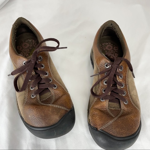 Keen Presidio Womens Comfort Hiking Shoe Leather - Picture 4 of 8